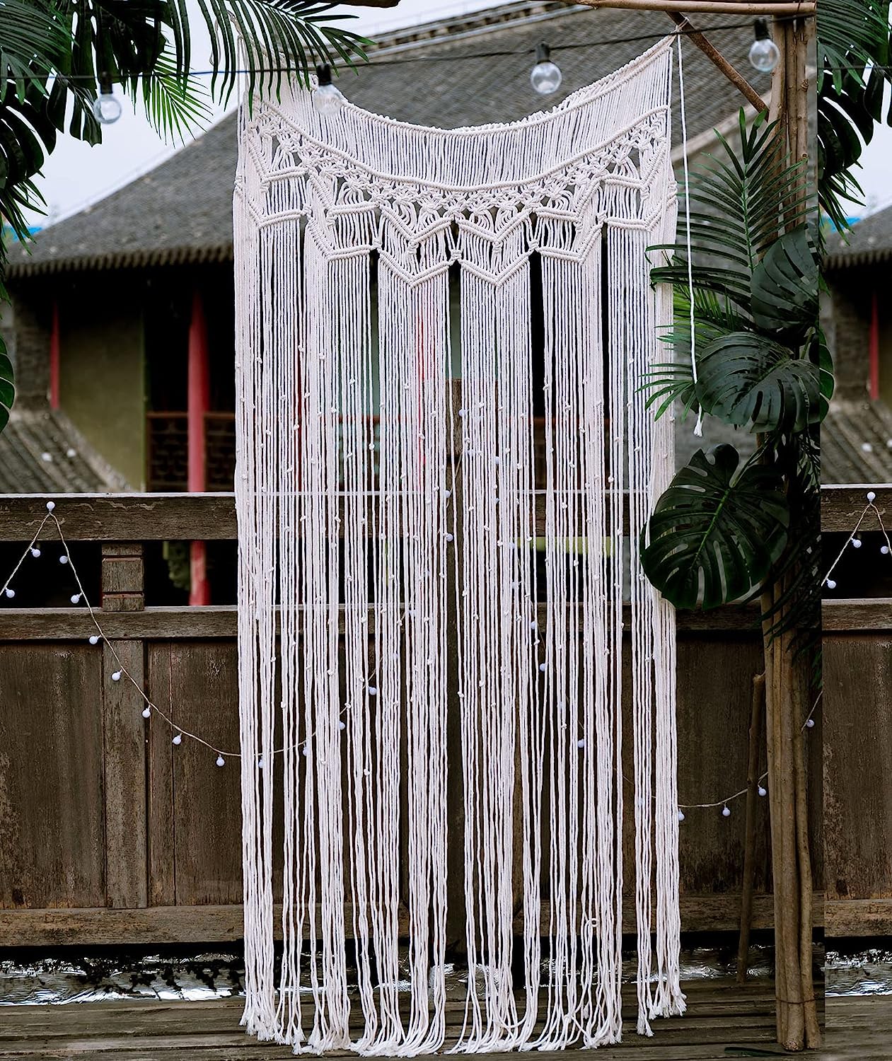 Macrame Curtains Door String Curtains for Doorway Tassels Hanging