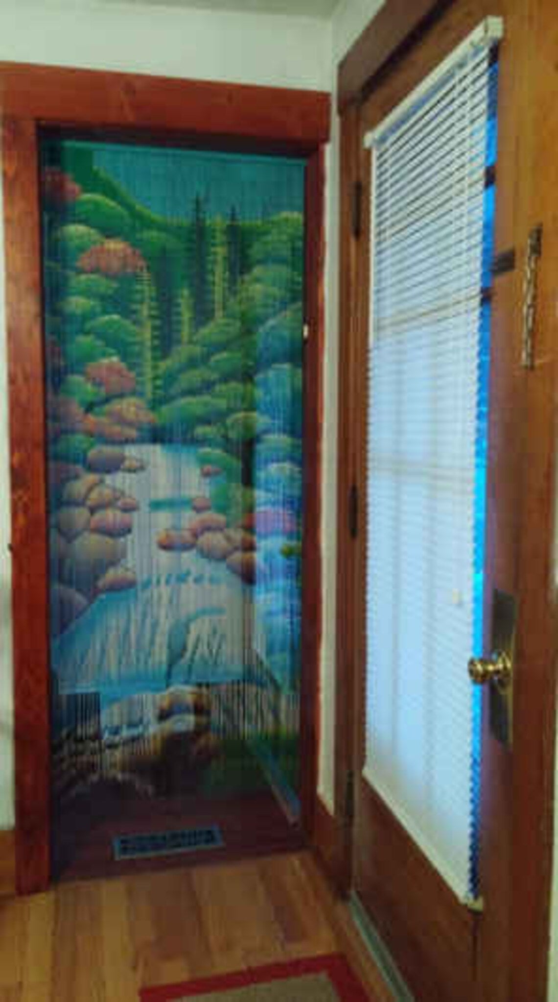 Mountain Stream Bead Bamboo Curtain Handmade String Doorway Room Divider Home Decor