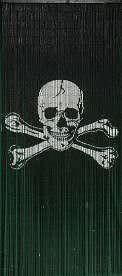 Jolly Roger Bead Curtain Bamboo