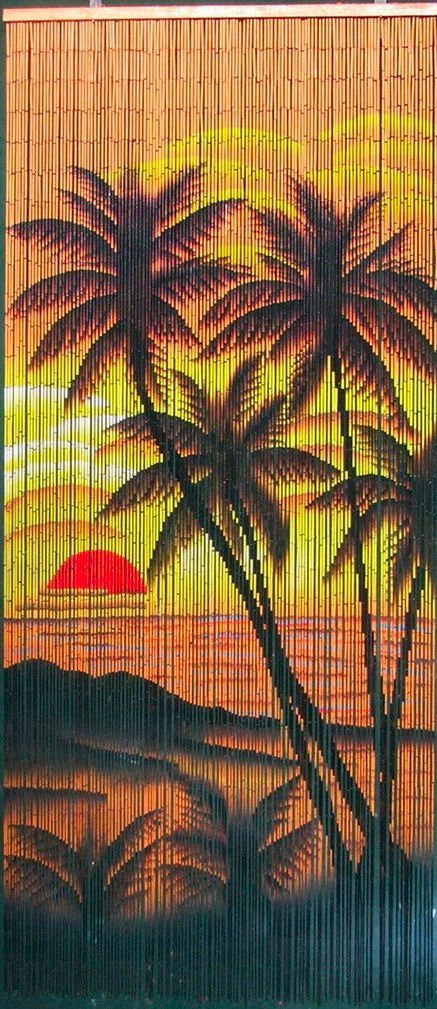 Tropical Sunset Bead Curtain