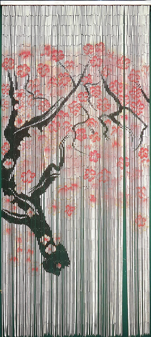 Cherry Blossom Beaded Curtain