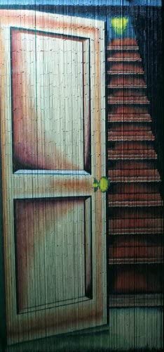 Bamboo bead door curtain Stairway Style