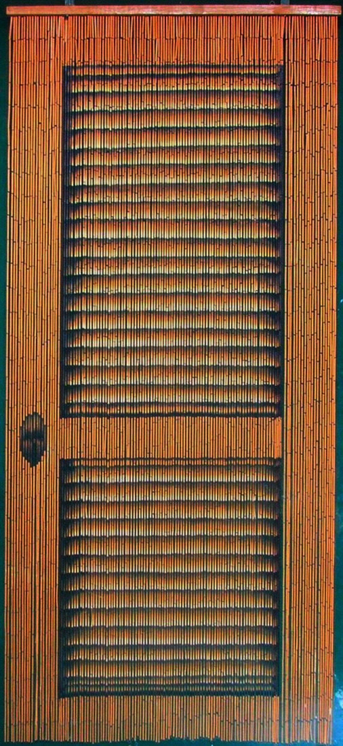 Louver Door Bead Curtain Handmade