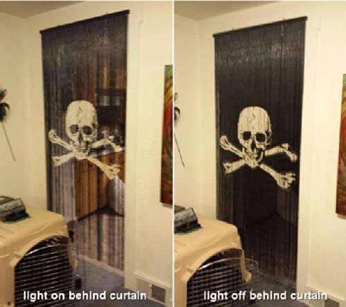 Pirate Flag Jolly Roger Hand painted Wall art for Home Decor Wall Hanging Bathroom Patio Doorway